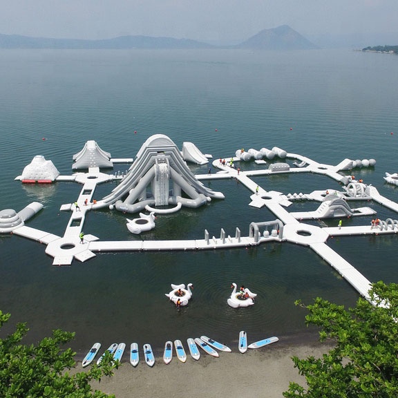 Kids Outdoor Water Park - Yetişkinler için dev kaydırak, ticari çocuk