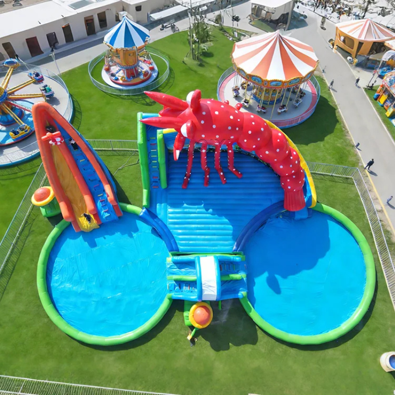 Kids Outdoor Water Park - Yüksek Kaliteli Ticari Sınıf PVC Şişme