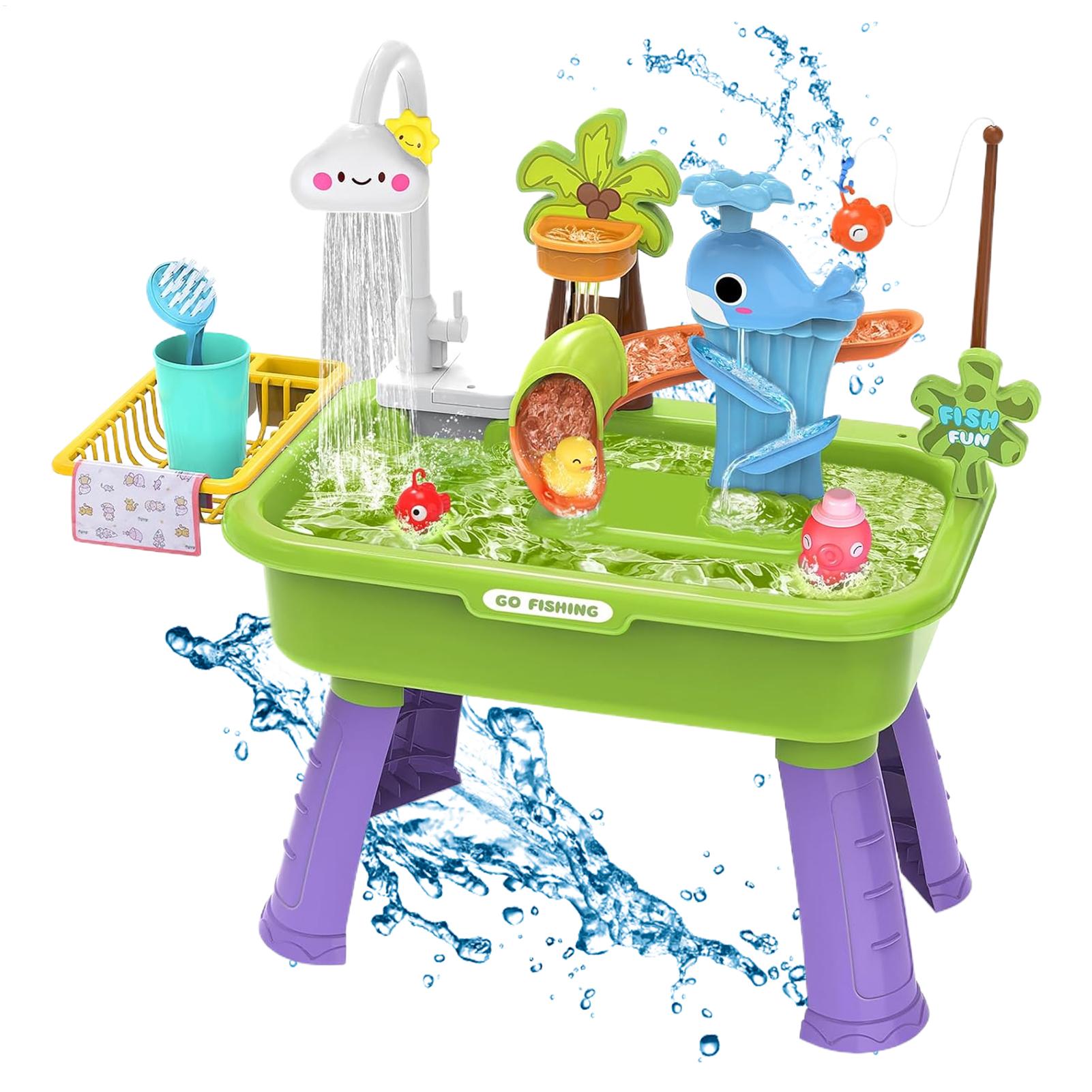 Kids Outdoor Water Table - Çocuklar İçin Elektrikli, Su Akıtan Oyun