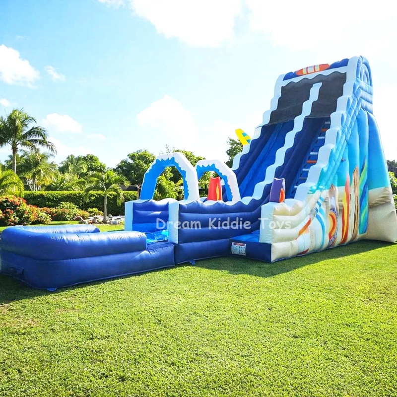 Kids Outdoor Water Park - Dev PVC Şişme Su Kaydırağı Çocuk