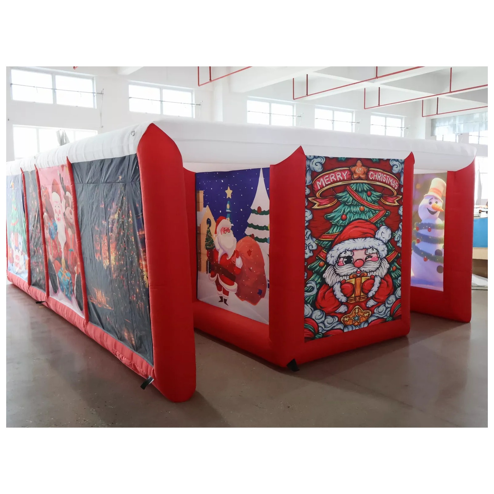 Kids Outdoor Venues - Açık Hava Kırmızı Kaplamalı Şişme Labirent