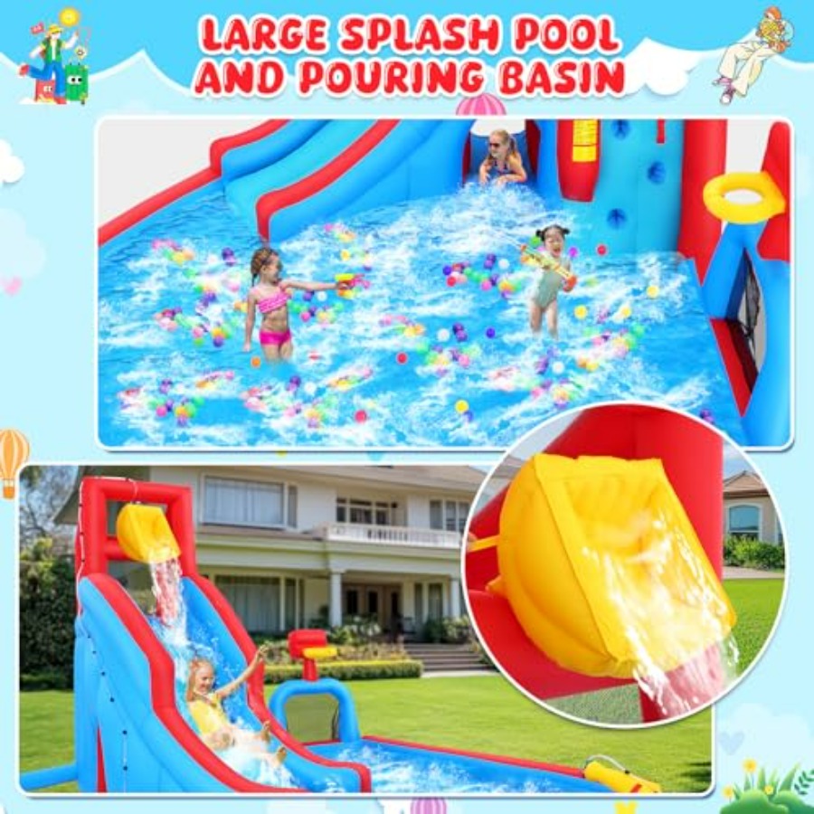 Çocuklar için arka bahçe açık  - Kids Outdoor Water Park incelemesi ve fiyatı