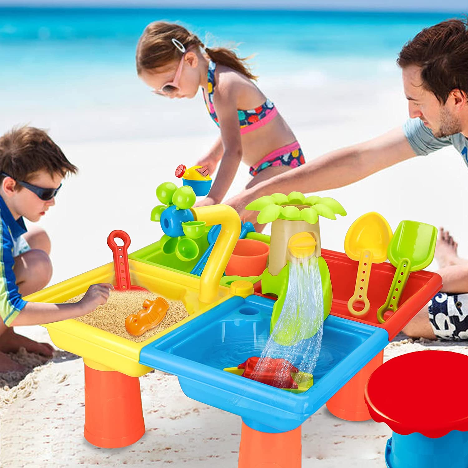 Plaj masa kum oyun oyuncaklar  - Kids Outdoor Water Table incelemesi ve fiyatı