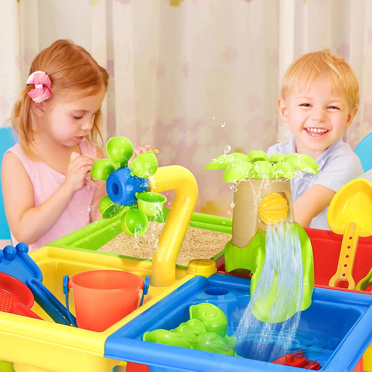 Plaj masa kum oyun oyuncaklar  - Kids Outdoor Water Table incelemesi ve fiyatı
