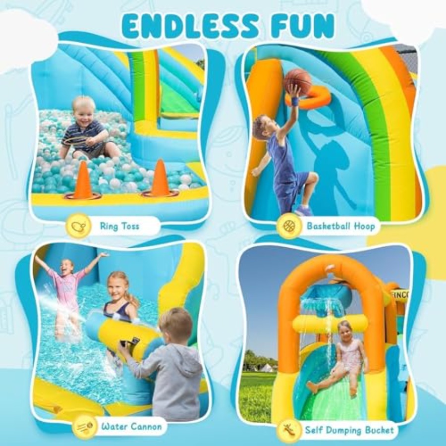 Çocuklar için arka bahçe açık  - Kids Outdoor Water Park incelemesi ve fiyatı