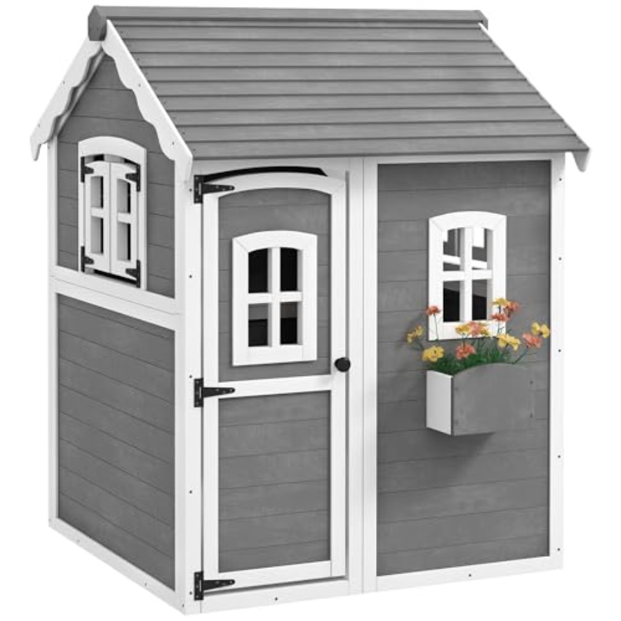 3-8 yaş arası çocuklar için ze - Kids Outdoor Playhouse incelemesi ve fiyatı