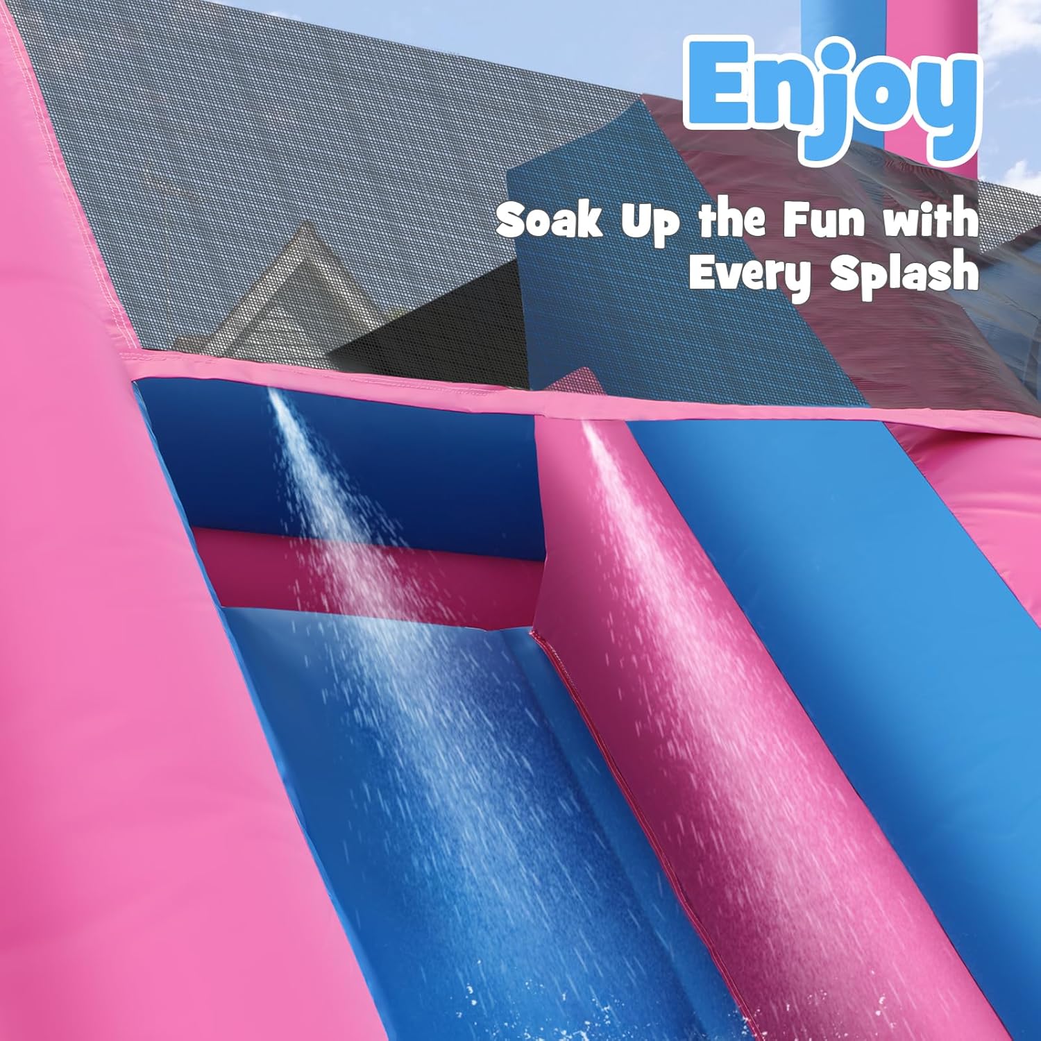 26,2 FT Ağır Hizmet Tipi Şişme - Kids Outdoor Water Park incelemesi ve fiyatı