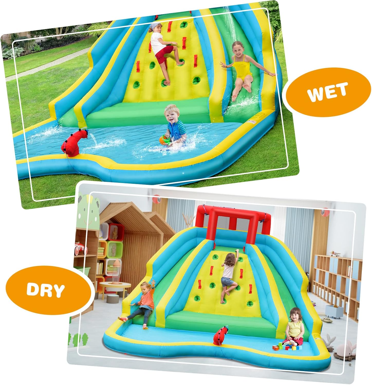 Çocuklar için Dev Şişme Su Kay - Kids Outdoor Water Park incelemesi ve fiyatı