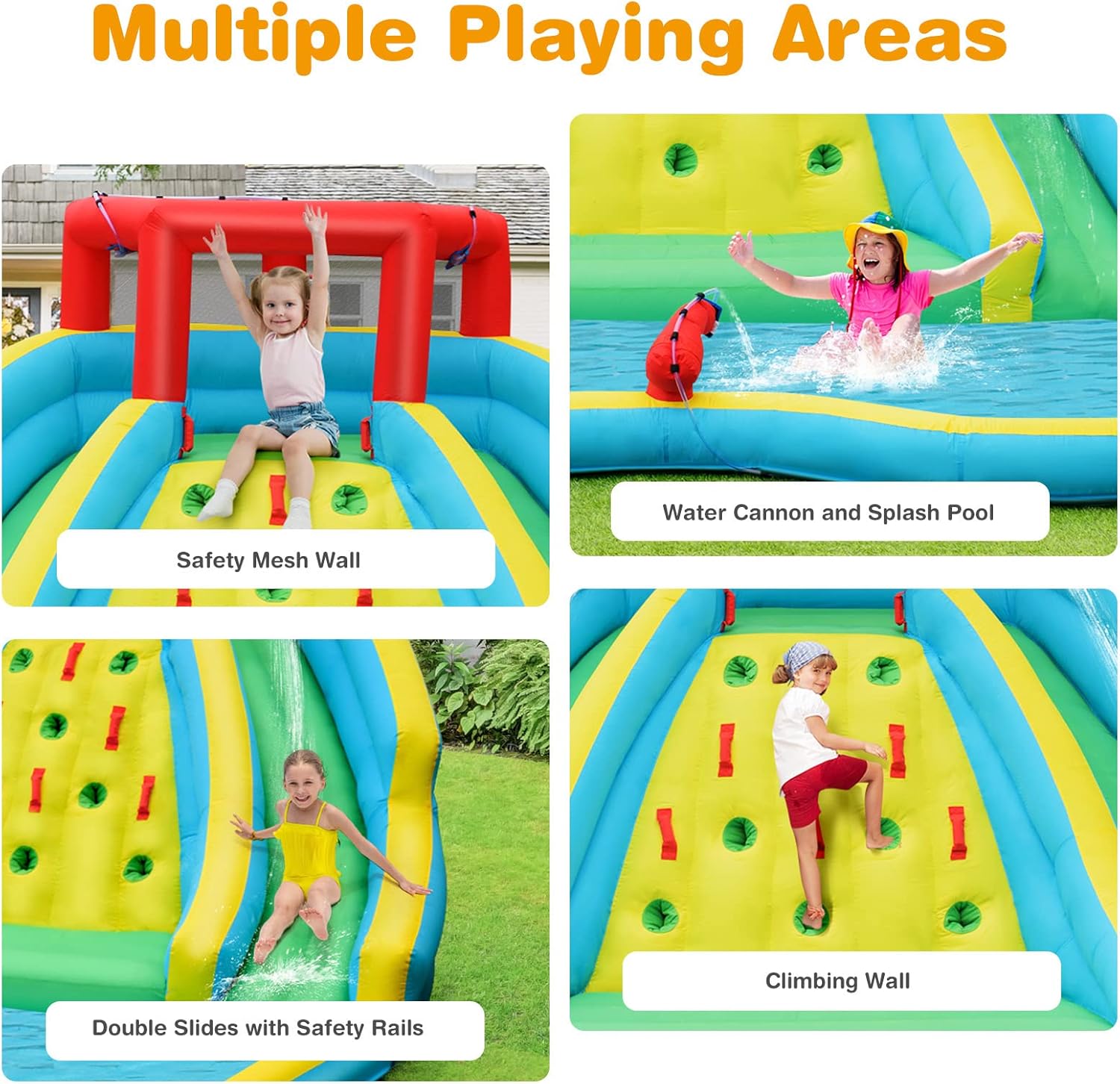 Çocuklar için Dev Şişme Su Kay - Kids Outdoor Water Park incelemesi ve fiyatı