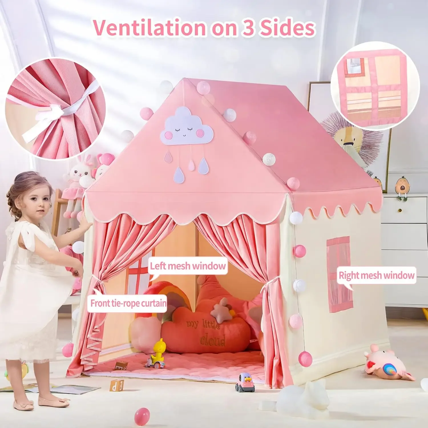 Çocuk Oyun Çadırı Prenses Kale - Kids Outdoor Clubhouse incelemesi ve fiyatı