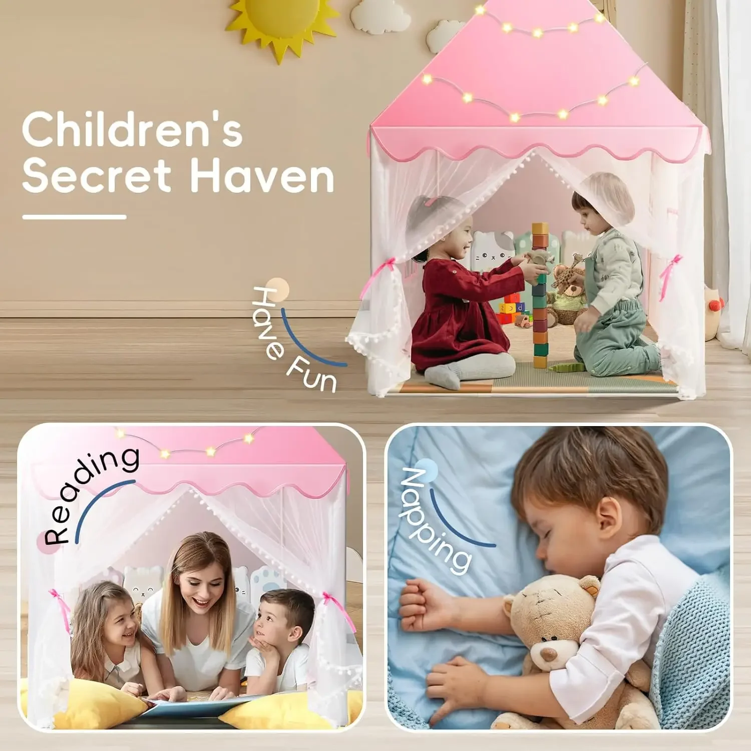 Çocuk Oyun Çadırı Prenses Kale - Kids Outdoor Clubhouse incelemesi ve fiyatı