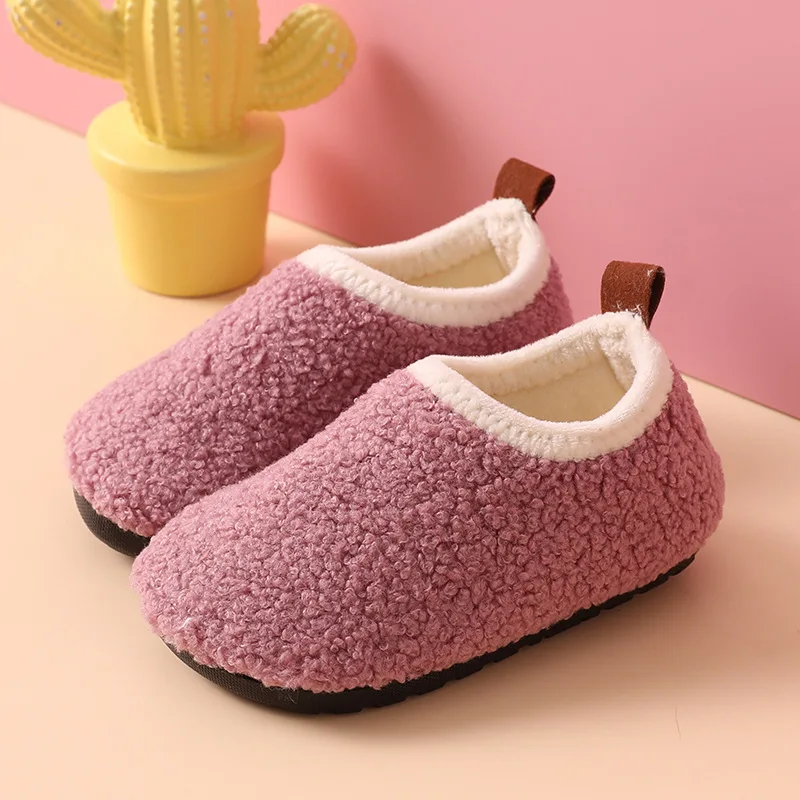 Çocuk pamuk terlikler katı sıc - Kids Indoor Outdoor Slippers incelemesi ve fiyatı