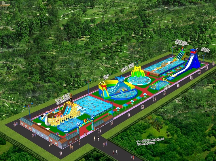 Özel Yapım Su Parkı Ekipmanlar - Kids Outdoor Water Park incelemesi ve fiyatı