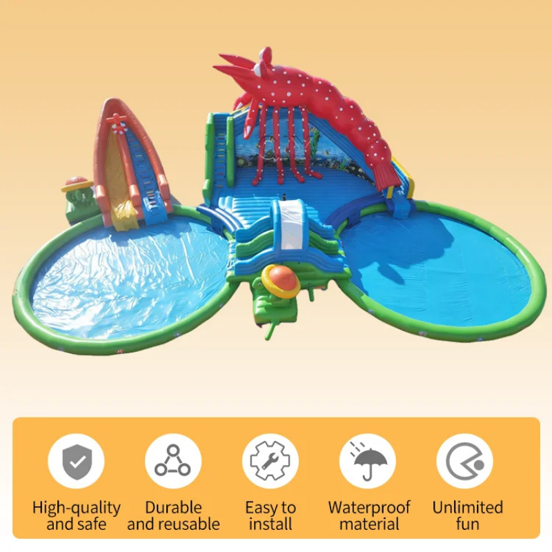 Yüksek Kaliteli Ticari Sınıf P - Kids Outdoor Water Park incelemesi ve fiyatı
