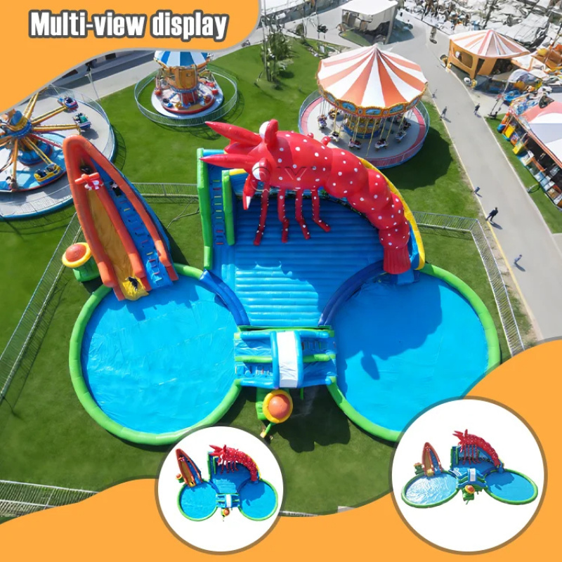 Yüksek Kaliteli Ticari Sınıf P - Kids Outdoor Water Park incelemesi ve fiyatı