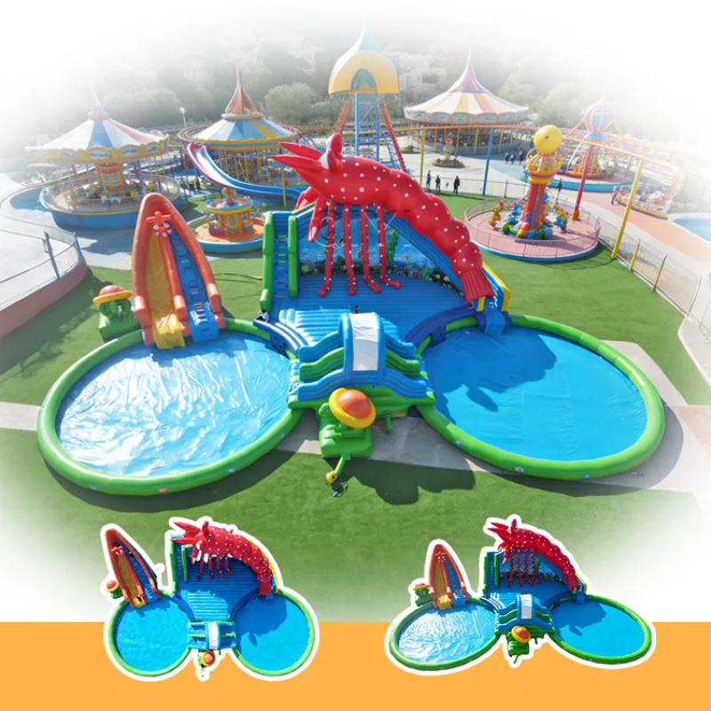 Yüksek Kaliteli Ticari Sınıf P - Kids Outdoor Water Park incelemesi ve fiyatı