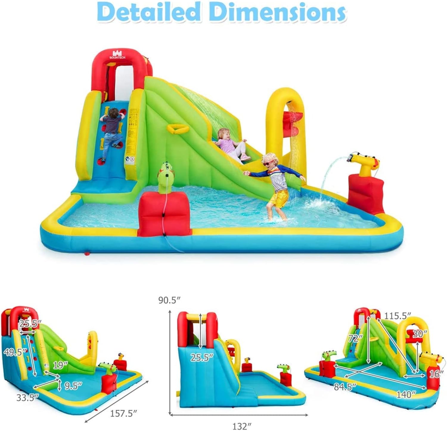 Çocuklar için Mega Şişme Su Pa - Kids Outdoor Water Park incelemesi ve fiyatı