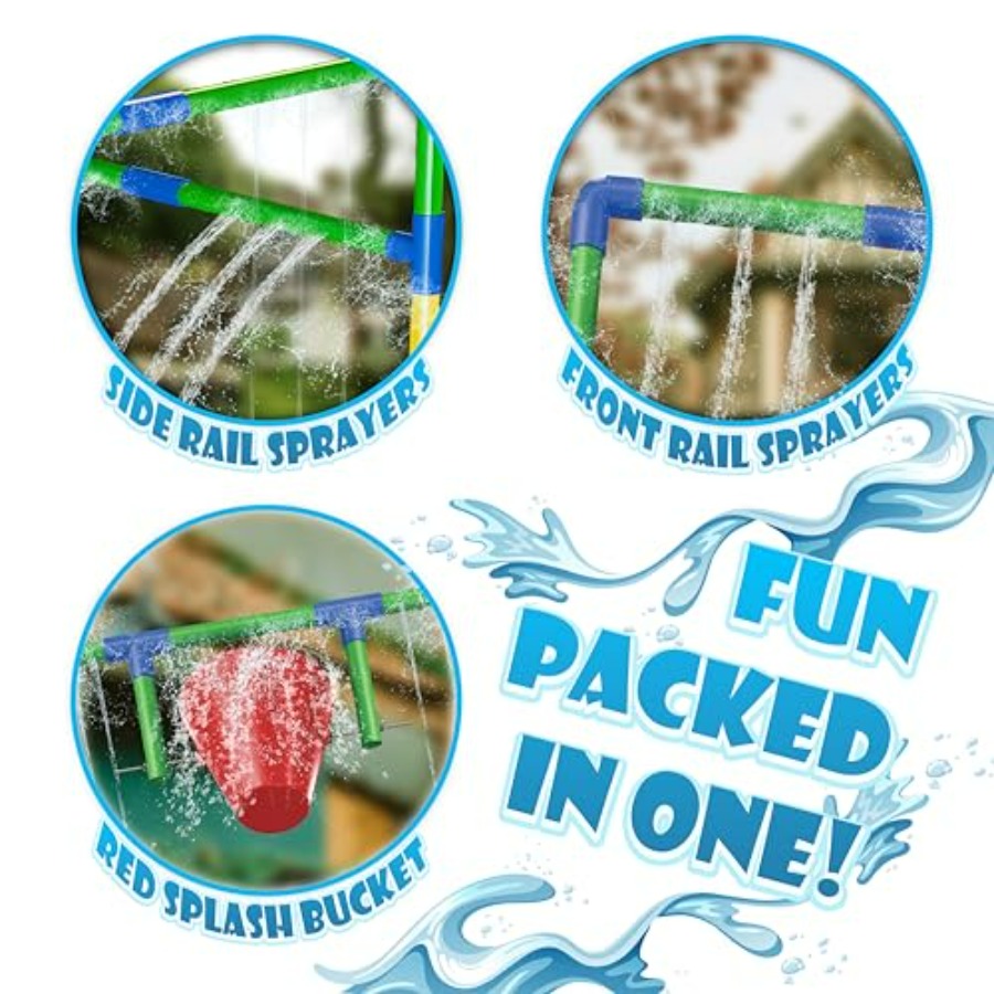 Çocuklar için yaz eğlencesi, d - Kids Outdoor Water Park incelemesi ve fiyatı
