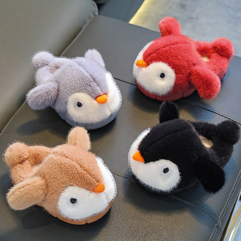 Kışlık Çocuk Karikatür Penguen - Kids Indoor Outdoor Slippers incelemesi ve fiyatı