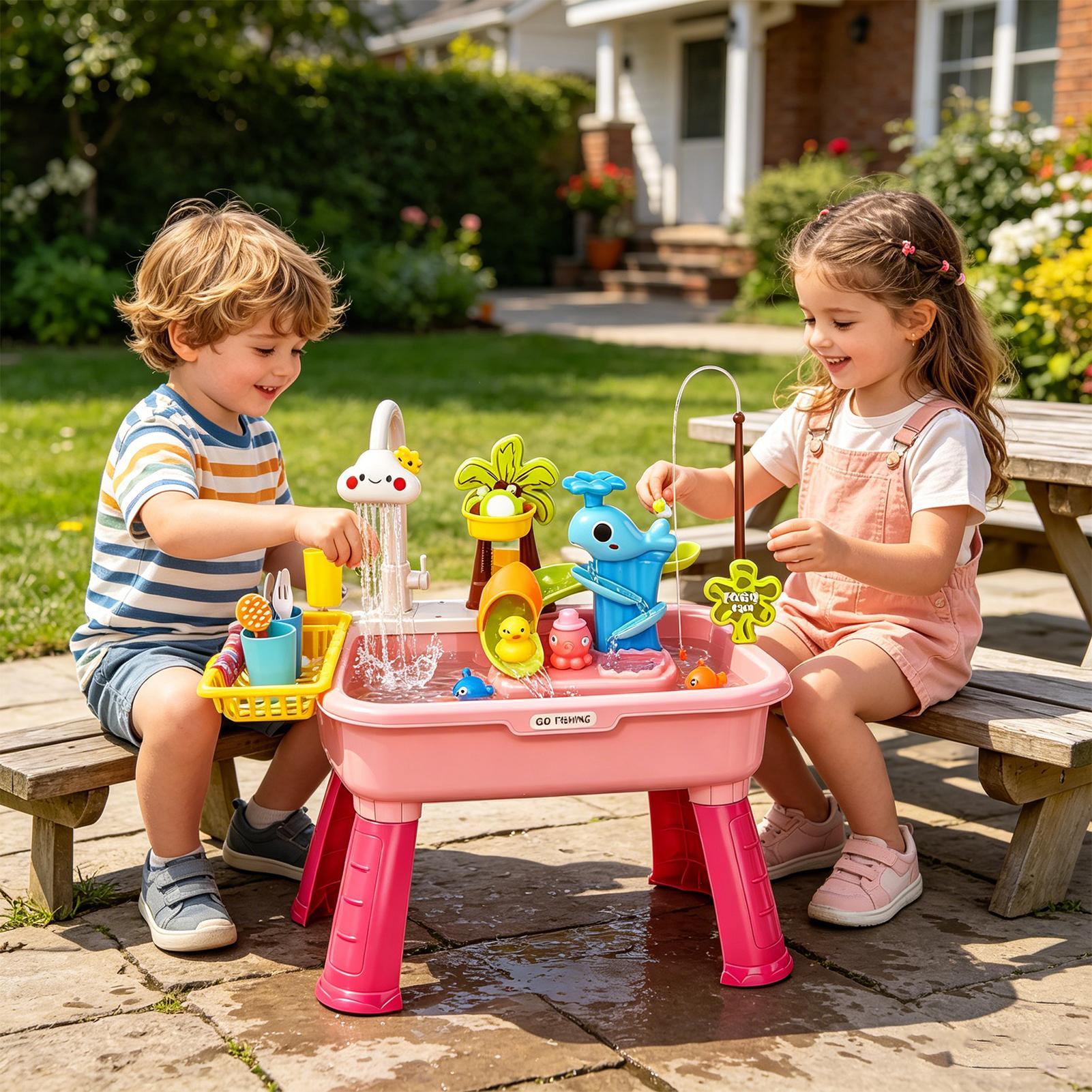 Çocuklar İçin Elektrikli, Su A - Kids Outdoor Water Table incelemesi ve fiyatı