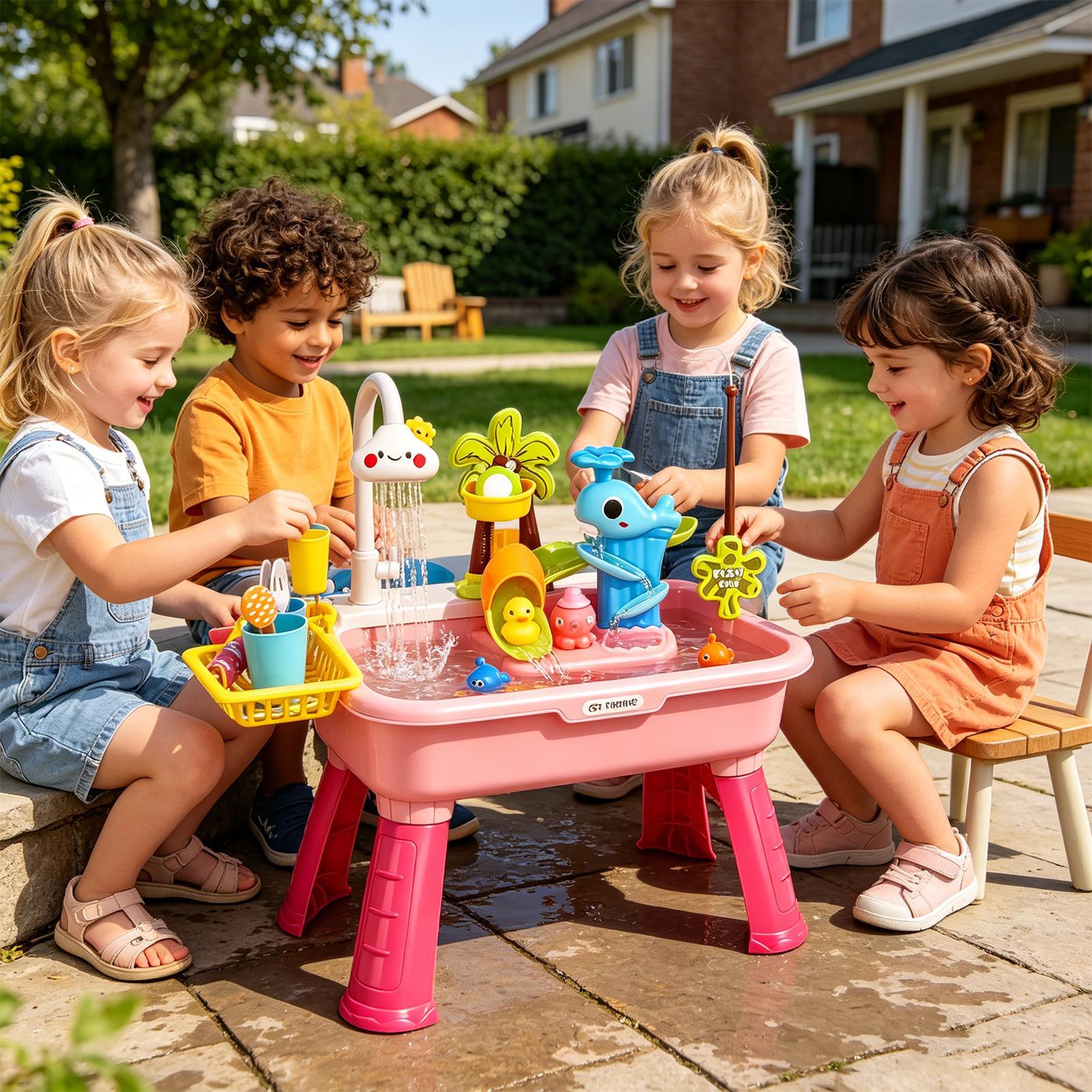 Çocuklar İçin Elektrikli, Su A - Kids Outdoor Water Table incelemesi ve fiyatı