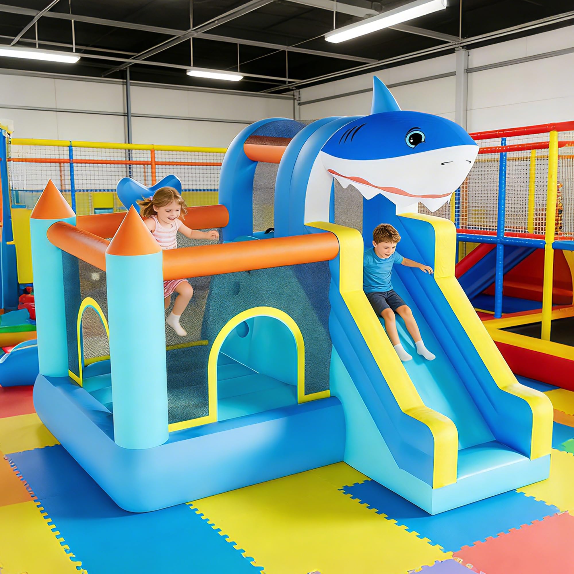 Şişme Oyun Evi Kaydıraklı ve Ü - Kids Outdoor Playhouse incelemesi ve fiyatı