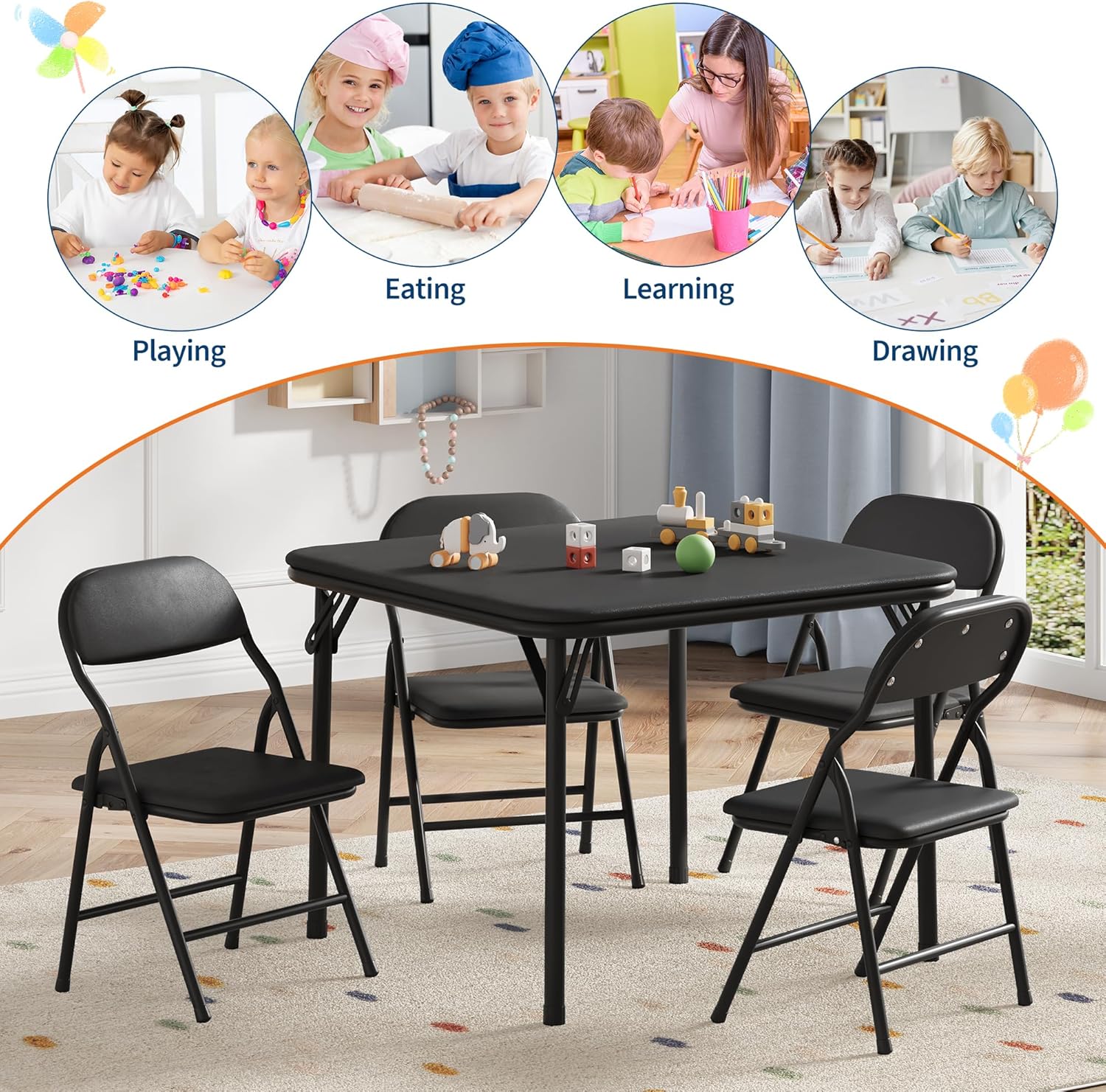 5 Parçalı Çocuk Katlanır Masa  - Kids Outdoor Picnic Table incelemesi ve fiyatı